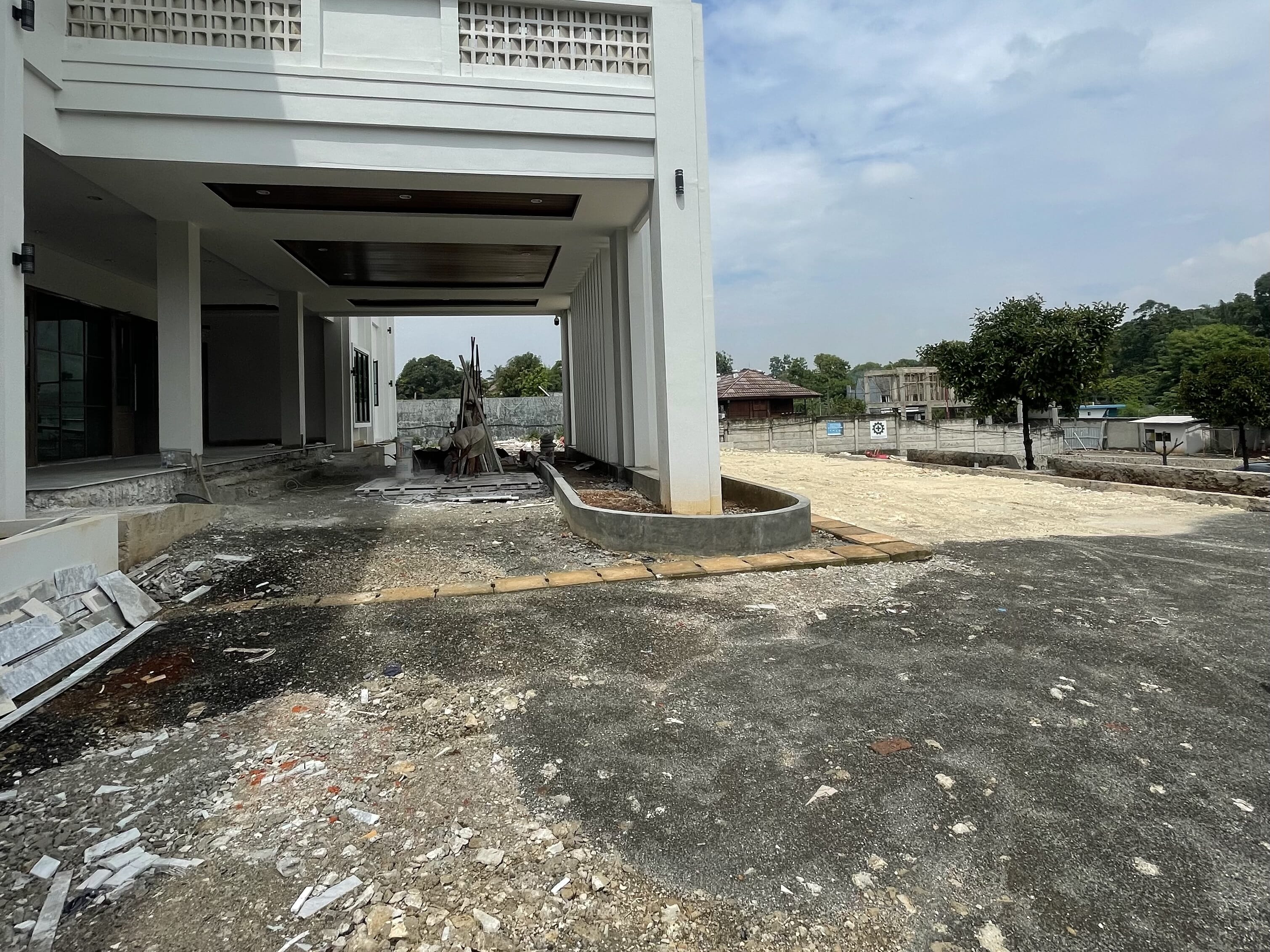 Step 02 pemasangan paving block — Pemadatan Tanah Dasar